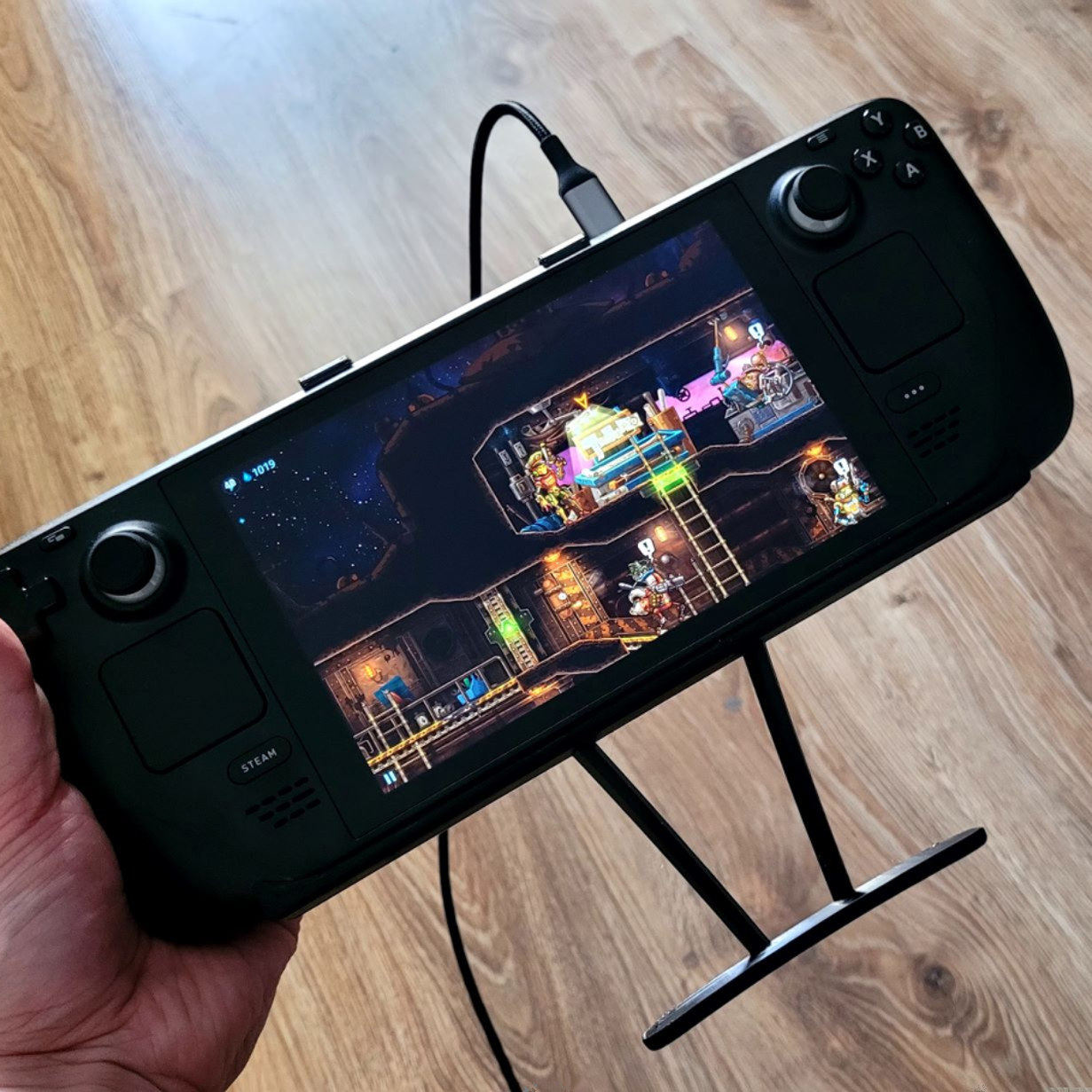 适用steamdeck腹部支架 SD腹部支撑架 懒人利器SD掌机配件支架