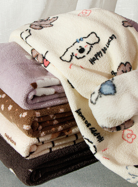 儿童卡通加绒加厚珊瑚绒家居裤男女睡裤暖暖裤外穿保暖长裤