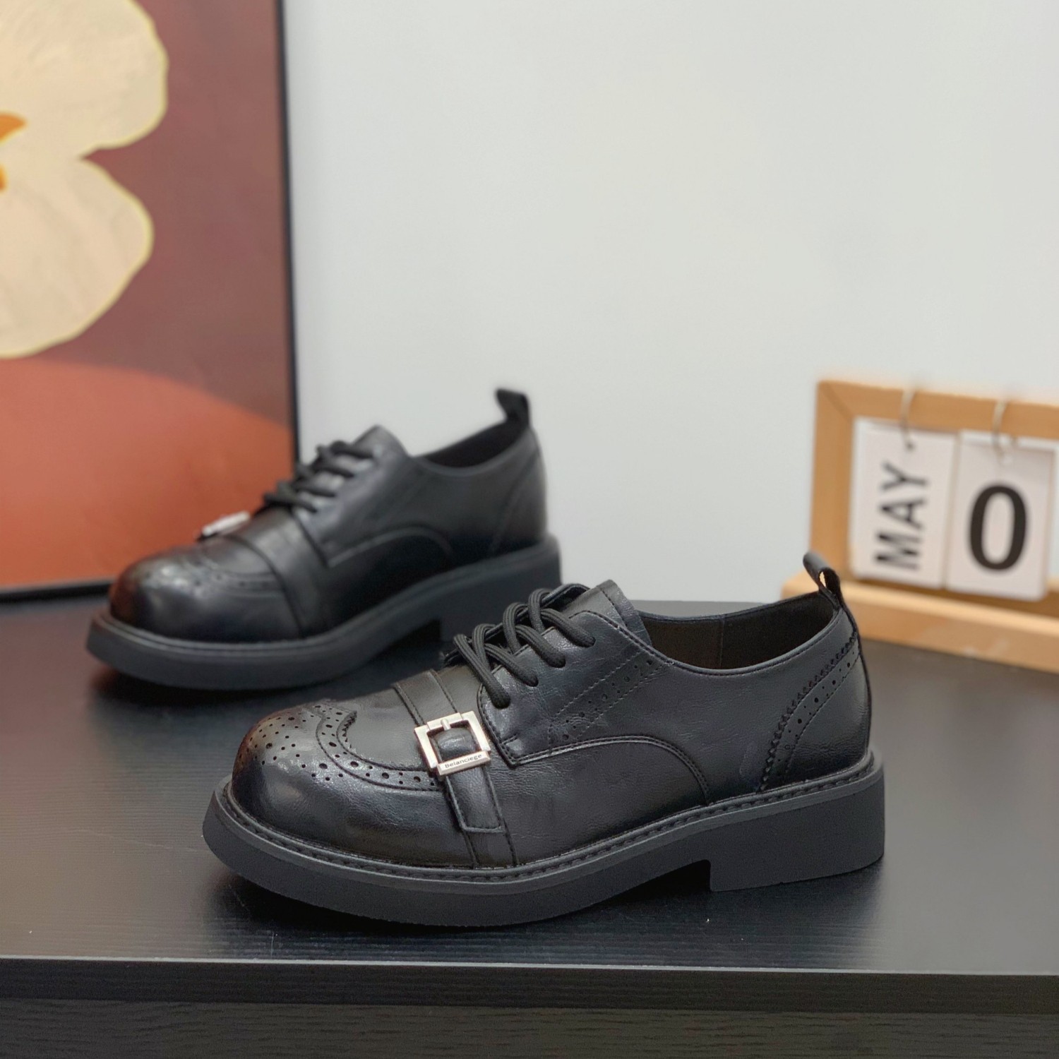 复古皮带扣系带小皮鞋女2026春新款平底显脚小乐福鞋英伦风JK单鞋,女鞋,牛津鞋/布洛克鞋/德比鞋,淘宝优惠券,粉丝福利购,淘宝优惠卷