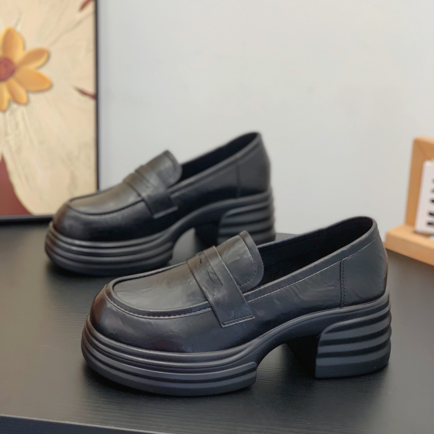 小个子增高百搭轻便通勤工作单鞋