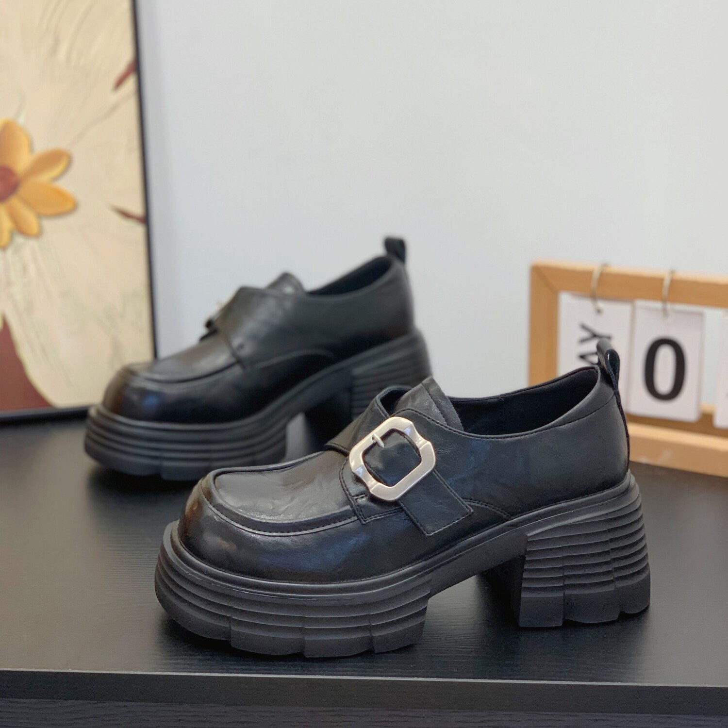 增高显瘦小个子显腿长轻便乐福鞋