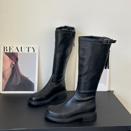 高级感潮酷炸街显腿长韩版机车靴