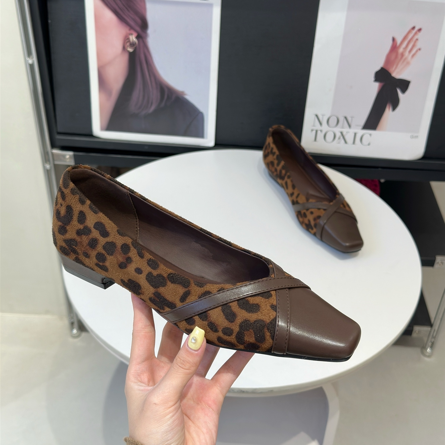 慵懒韩系豹纹单鞋，好搭又好看~