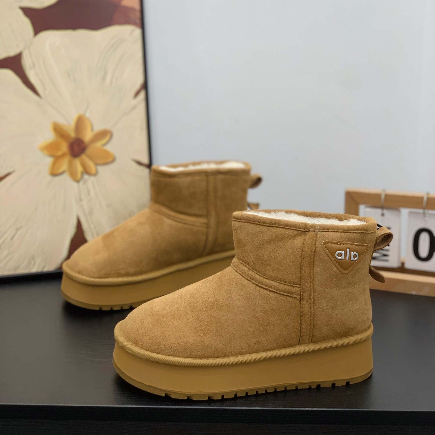 加绒加厚东北棉靴女2025冬季保暖百搭厚底雪地靴套筒高帮勃肯棉鞋,女鞋,时尚雪地靴,淘宝优惠券,粉丝福利购,淘宝优惠卷