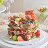 四蜜家水果裸蛋糕巧克力生日蛋糕新鲜水果情人节礼物动物奶油成都