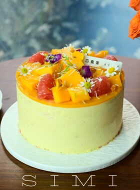 四蜜家杨枝甘露动物奶油生日蛋糕慕斯低糖新鲜现做聚会礼物成都