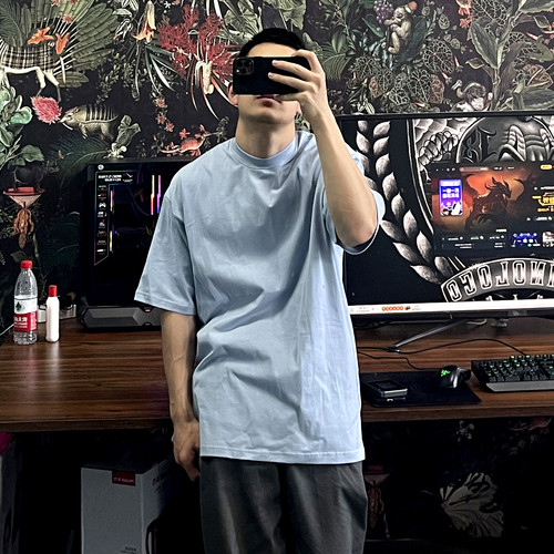 短袖bkdmg西海岸嘻哈小领口重磅