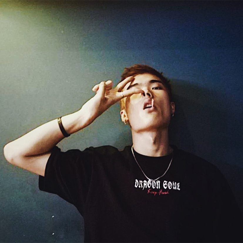 嘻哈bboy跳舞简约宽松大码小领口重磅短袖T恤popping hiphop