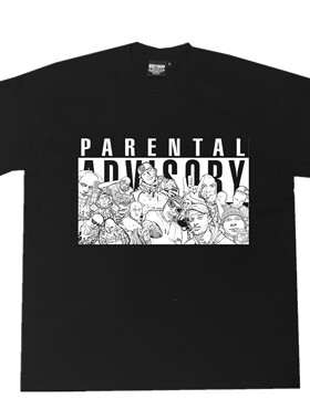 bboy宽松嘻哈街头肥大old school重磅hiphop加厚小领口短袖