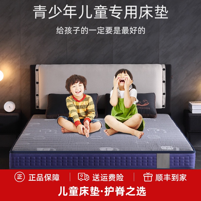 防水透气儿童床垫可拆洗定制小孩弹簧薄硬床垫防虫防螨护脊椎床垫