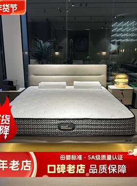 奶油风真皮悬浮床网红米色主卧床意式皮床极简婚床悬空软包大气床