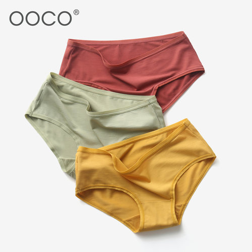 3条内裤莫代尔中腰纯棉少女韩版