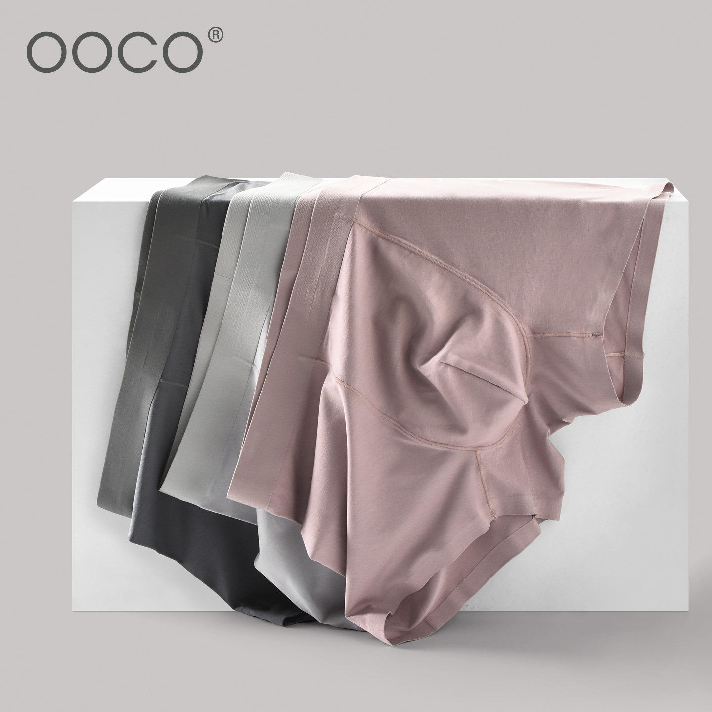 OOCO男士莫代尔内裤3条装