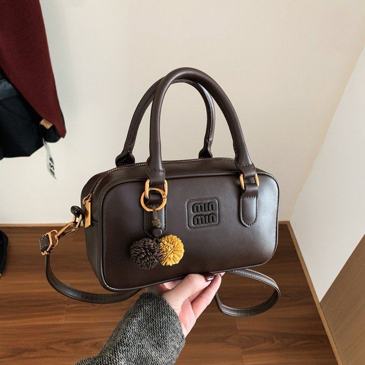 跨境外贸爆款热卖保龄球女包小众波士顿枕头包时尚手提单肩斜挎包,箱包皮具/热销女包/男包,通用款女包,淘宝优惠券,粉丝福利购,淘宝优惠卷