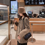 现货X152P105K158春秋新款格子小西装外套，女装西装，浙宝088