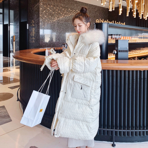 现货 X929 P185 K268 2021冬装新款中长款大毛领棉衣棉服3色图片