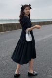 现货X1023P100K1582021夏装新款泡泡袖连衣裙，女装连衣裙，浙宝088
