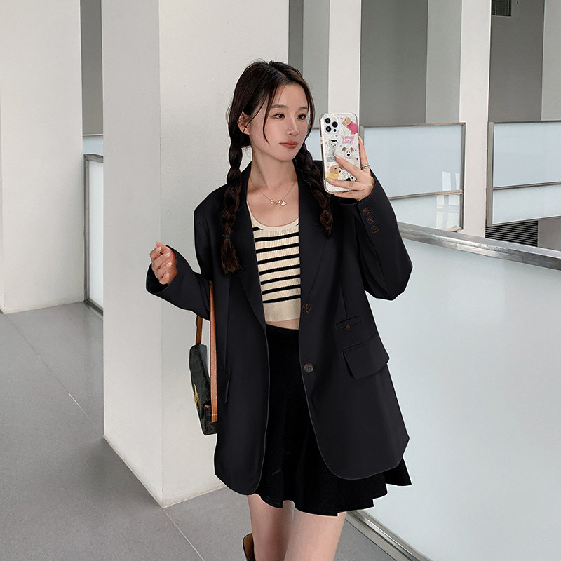 现货M653P115K1682024春秋装新款小西装宽松外套2色,女装西装,浙宝088