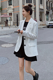 现货X1079P110K1682021秋装新款单排扣西装外套，女装西装，浙宝088