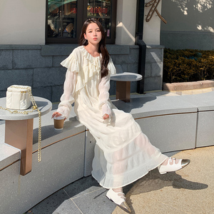 现货M655P115K168 2024春夏装长款高品质中长款连衣裙图片