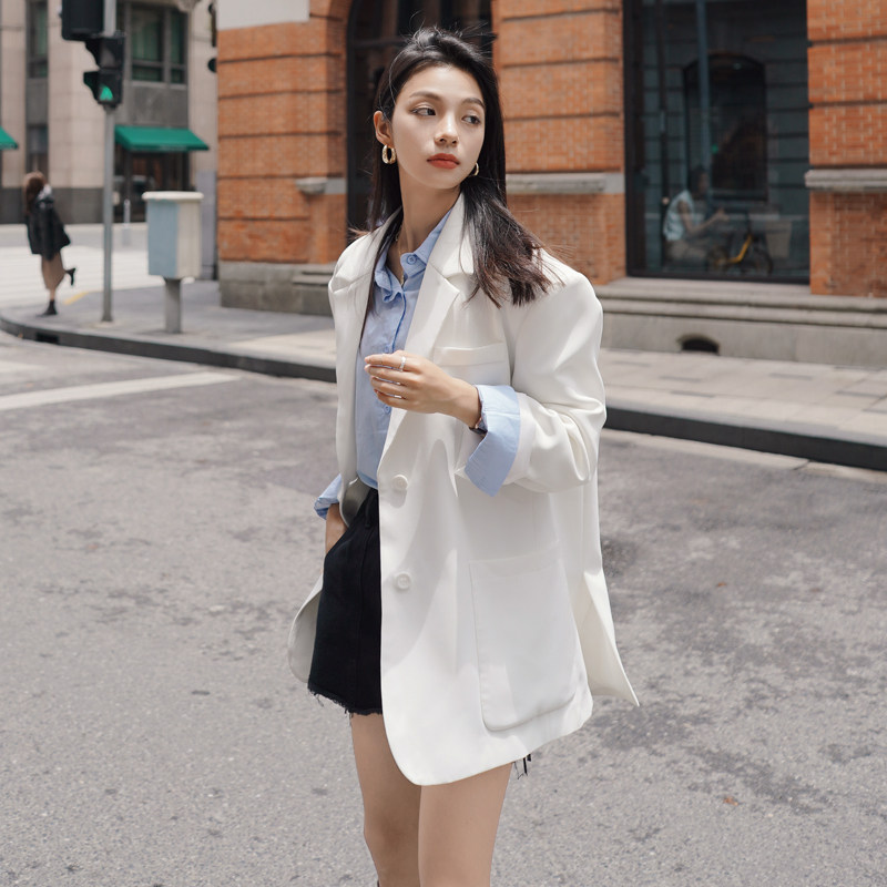 出货中X1067P110K168 2021春秋装新款小西装外套女2色图片