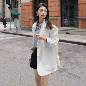 出货中X1067P110K168 2021春秋装新款小西装外套女2色图片