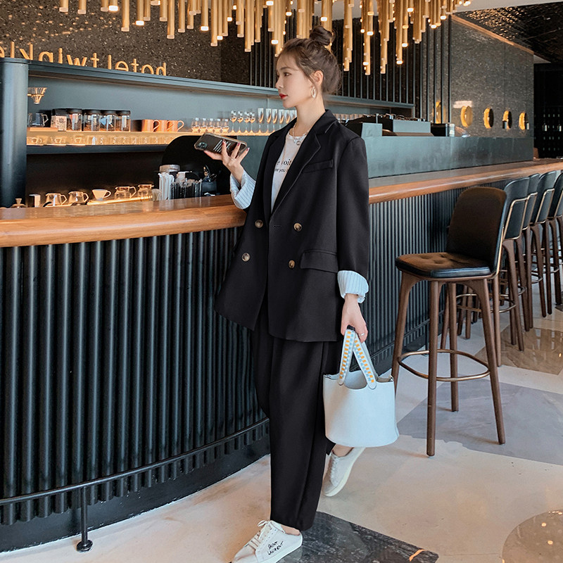 职业装气质女神范西装套装女春秋2025年新款爆款网红女神范两件套,女装套装/套裙,浙宝088