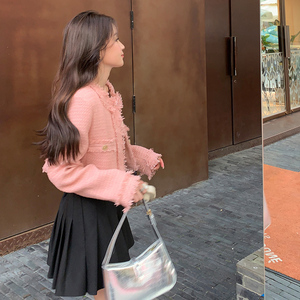 现货M636P135K188   2024春装新款小香风单排扣外套女图片