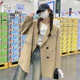 现货M631P120K1782024春秋装新款小香风小西装宽松外套2色，女装西装，浙宝088