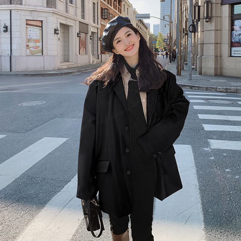 现货X957P120K1782021春装新款PU小西装外套2色，女装西装，浙宝088