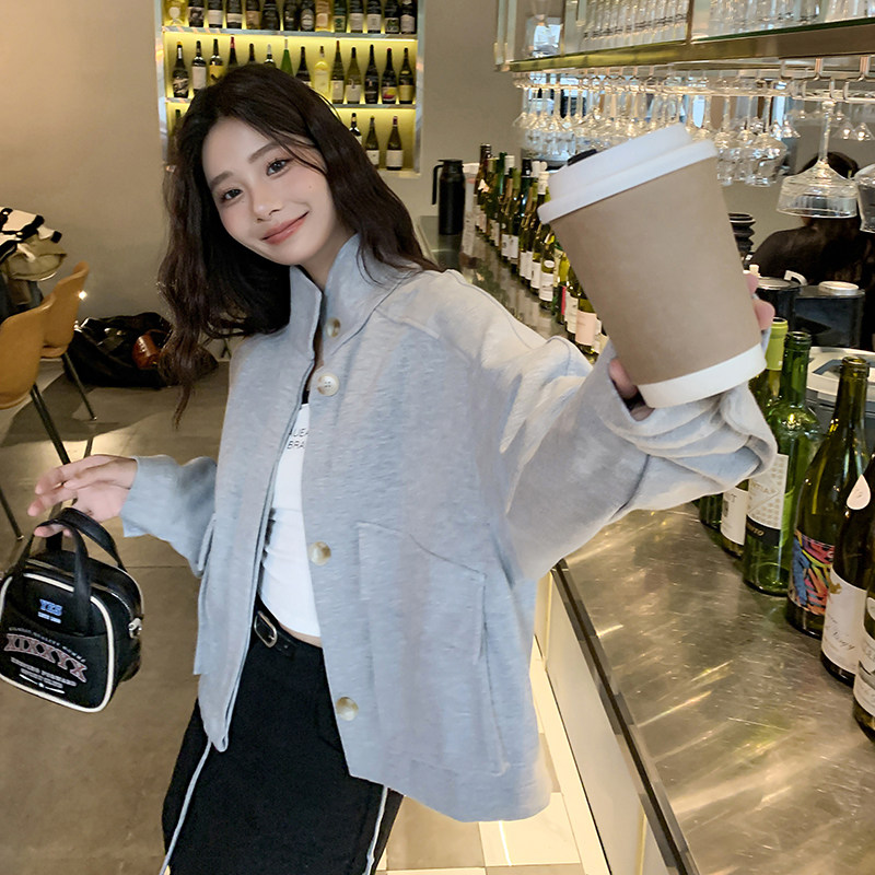 现货M638P115K1682024秋装新款卫衣棒球服外套女,女装短外套,浙宝088