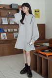 现货M150P115k1682024秋装新款加厚针织卫衣连衣裙，女装连衣裙，浙宝088