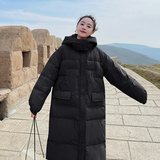 主推出货中M227P335K498新款90白鸭绒羽绒服连帽中长款，女装羽绒服，浙宝088