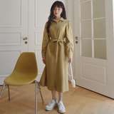 现货M126P115K1682024秋装新款露肩收腰单排扣连衣裙，女装连衣裙，浙宝088