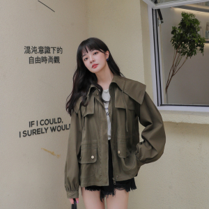 现货X815 P120 K178 2021春秋装新款短款夹克短外套图片