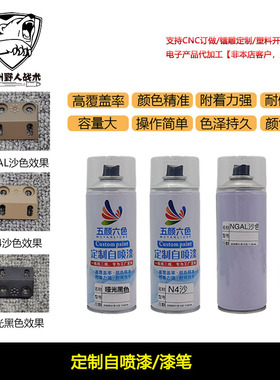 自喷漆自动喷漆防锈漆补漆笔N4 NGAL沙色哑光黑