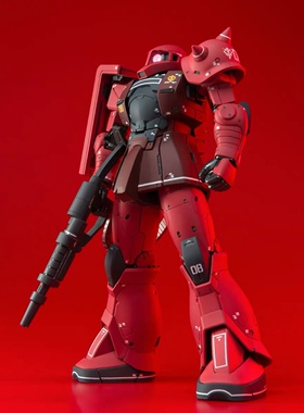 现货 万代 可动FIX GFFMC 超合金 红扎古1 渣古1 夏亚ZAKU 马沙