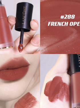Lancome/兰蔻 新款菁纯柔雾哑光染唇液唇釉 288 274 196 888 303