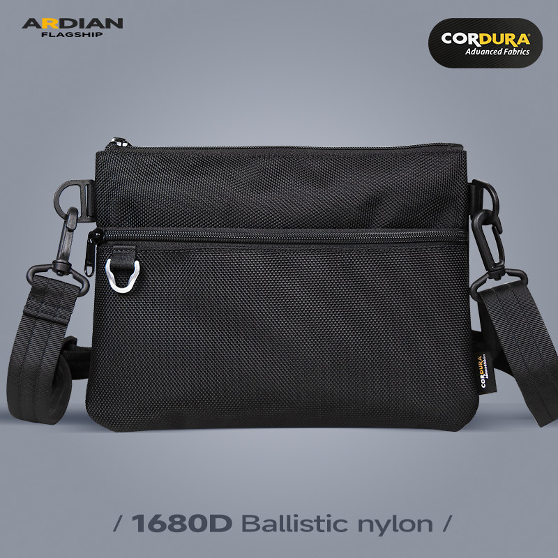 CORDURA考杜拉单肩包男弹道尼龙通勤小斜挎包女户外旅游防盗刷包