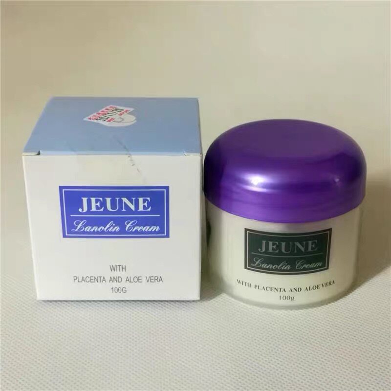 现货秒发 原装进口 澳洲Jeune绵羊油 芦荟羊脂霜面霜100g男女适用