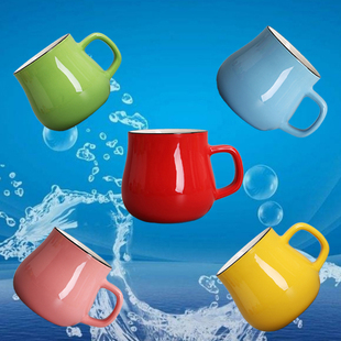 陶瓷马克杯印字咖啡杯订做广告杯礼品赠品杯子带盖勺水杯定制LOGO