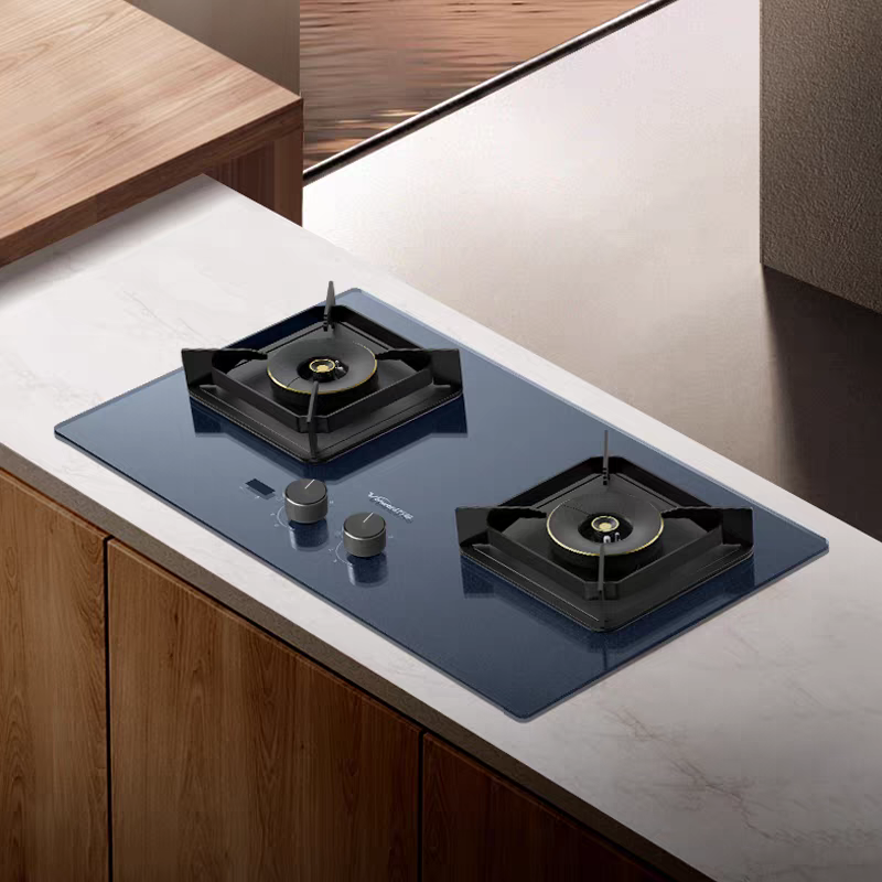 万和JZT-Y3L23E6龙燚火燃气灶天然气5.2KW直喷猛火定时双灶台嵌两