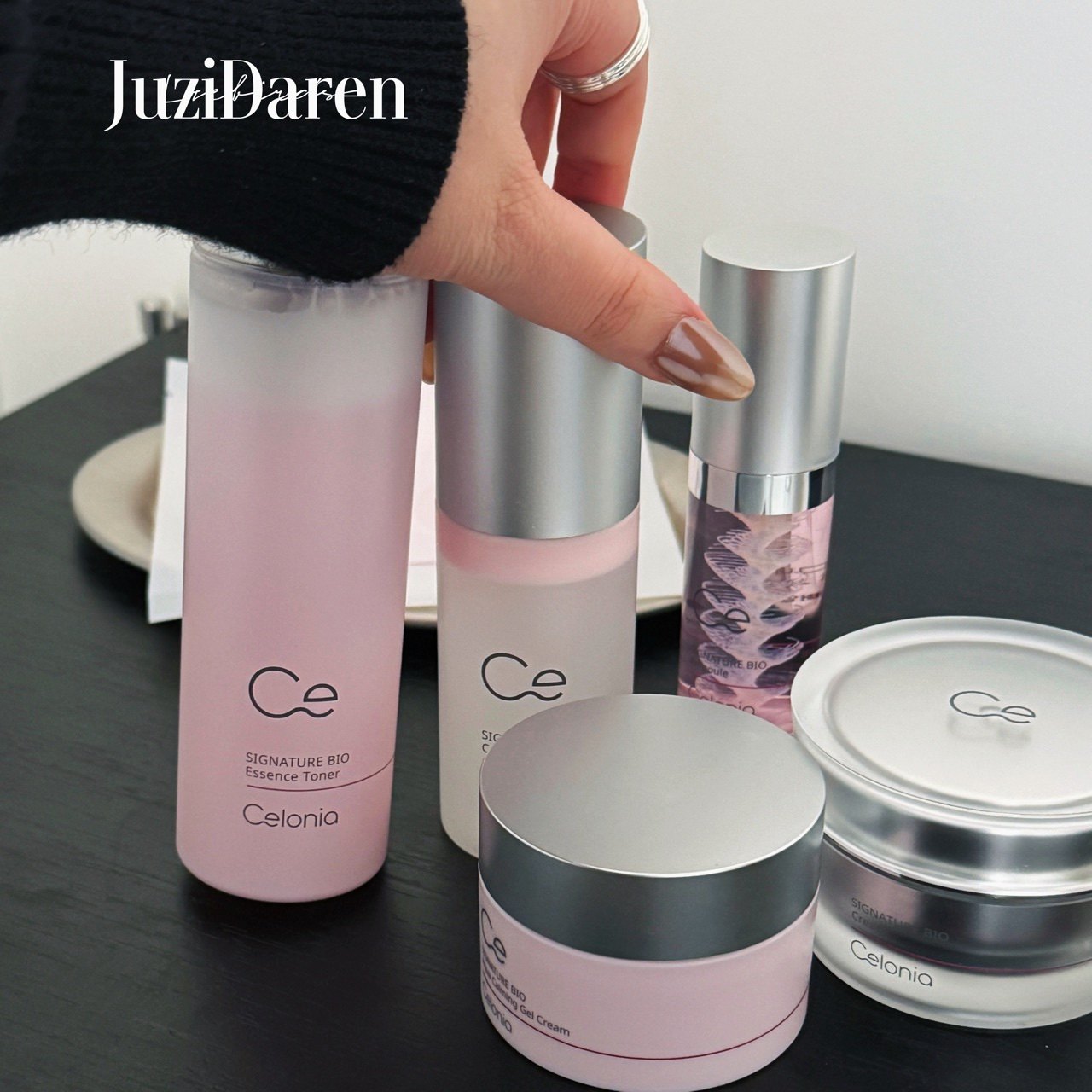 童颜水光▲韩国院线celonia爽肤水面霜精华 提亮白光彩干细包抗佬