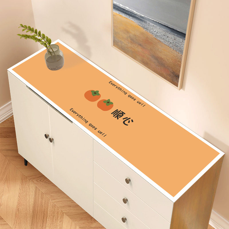 简约茶几桌布电视柜桌垫防水防油免洗防烫皮革餐边柜鞋柜台面垫子