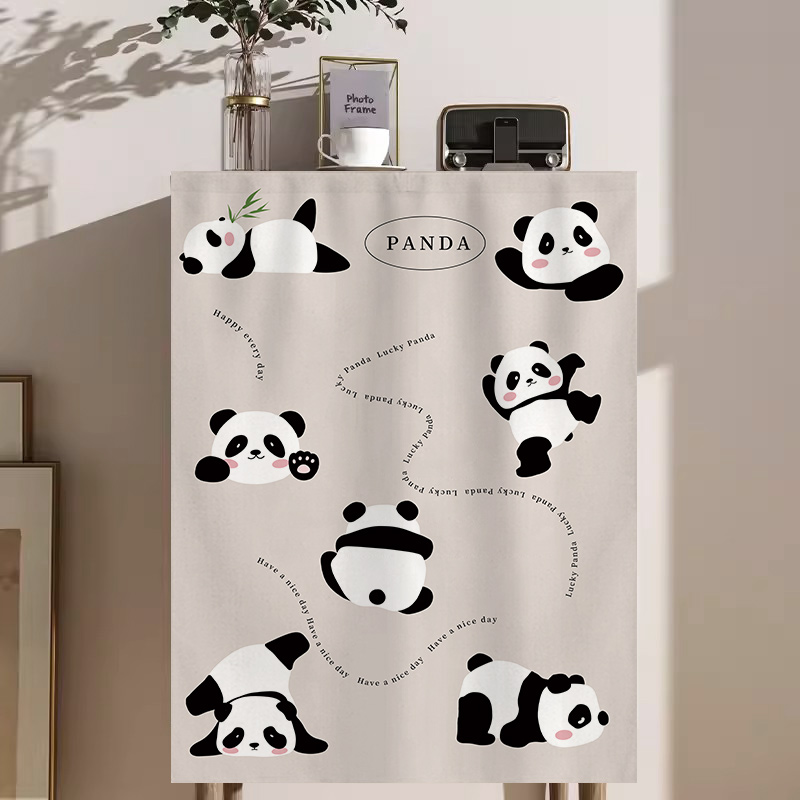 免打孔卡通款加厚遮挡帘布帘