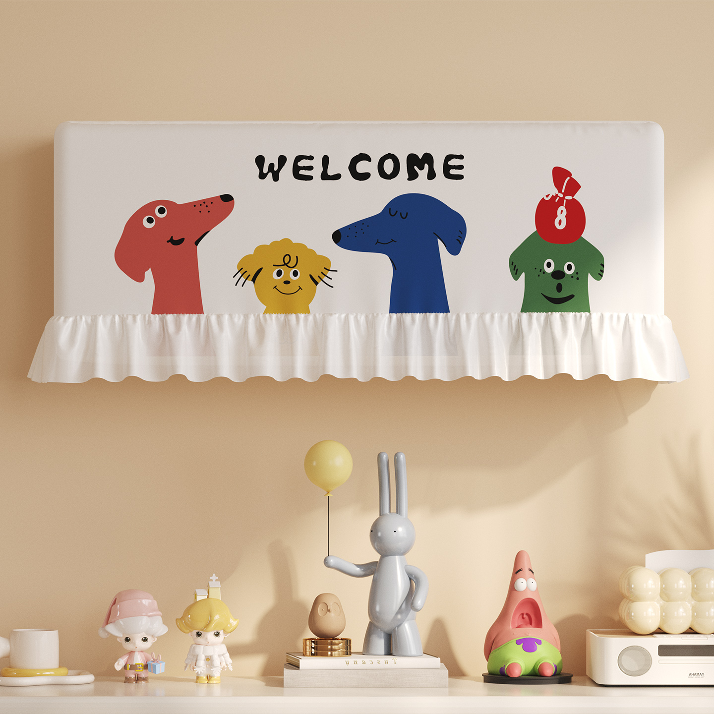 挂机空调罩开机不取防直吹罩子