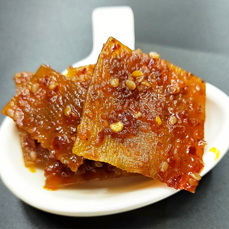 湖南特产香辣豆腐干4*125克麻辣片零食平江香干豆皮小吃辣条