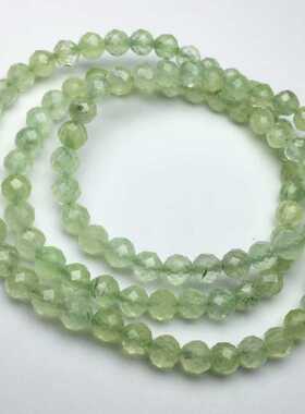葡萄石手链 天然水晶 金葡萄手串 Prehnite (好望角祖母绿) 礼物