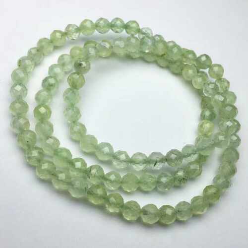 天然水晶葡萄石手串Prehnite
