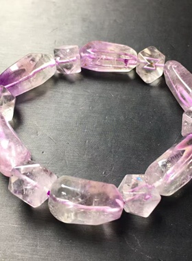 天然水晶手链 极光23 Aurora23crystal 紫水晶手串 Amethyst